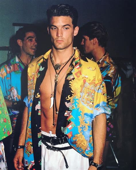 gianni versace spring summer 1993 mens|GIANNI VERSACE catalog 24 men's collection Spring Summer .